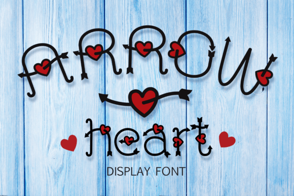 Arrow Heart Font for Web Design