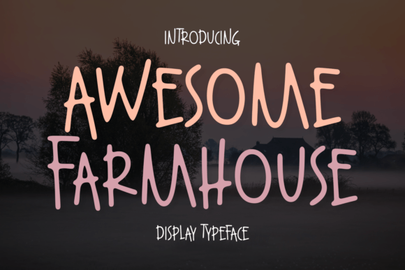Awesome Farmhouse Font for Bold Campaigns