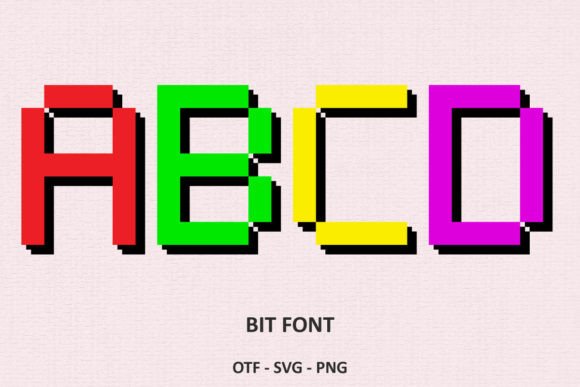 Bit Font: The 8-Bit Typeface for Modern Branding