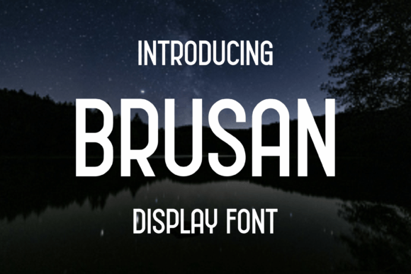 Brusan: The Ultimate Display Font for Bold Branding