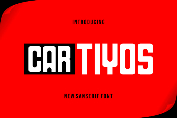 Cartiyos: A Modern Display Font for Makers