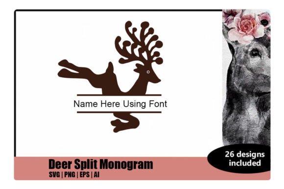 Deer Split Monogram: The Display Font for Holiday Campaigns