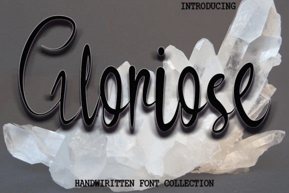 Gloriose Font: A Dry Brush Typeface for Modern Web Design
