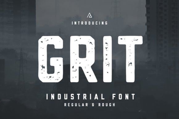 Grit: The Industrial Display Font for Bold Campaigns