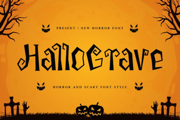 Hallograve: A Spooky Display Font for Makers