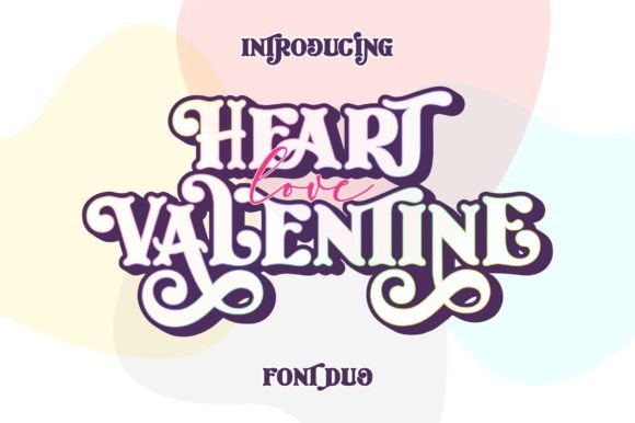 Heart Love Valentine Duo: The Perfect Typeface for Romantic Campaigns