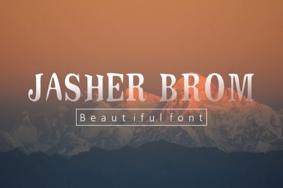 Jasher Brom Font Review