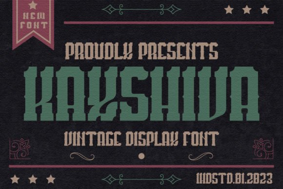 Kayshiva Font: Vintage Style for Modern Design