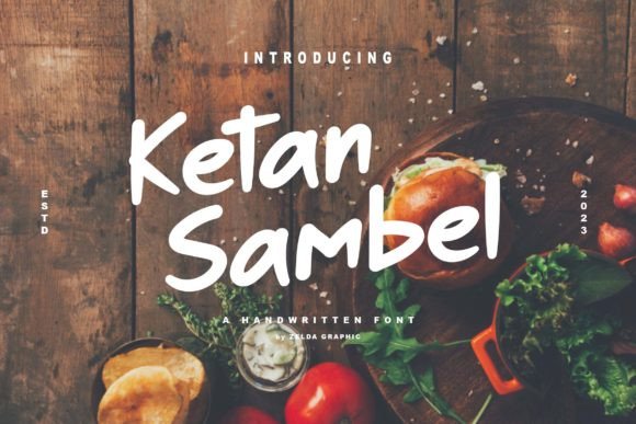 Ketan Sambel: A Fun Display Font for Editorial Design