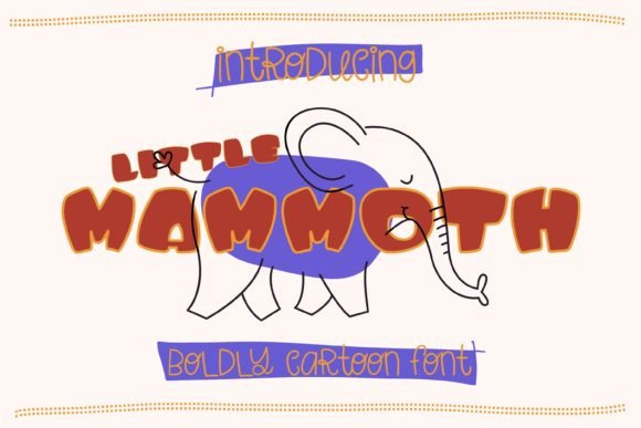 Little Mammoth Font for Creative Brands