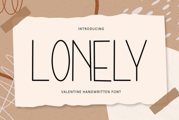 Lonely Font for Creative Design