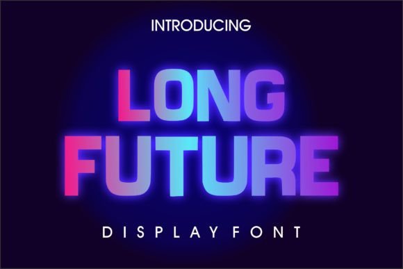 Long Future Font for Web Design