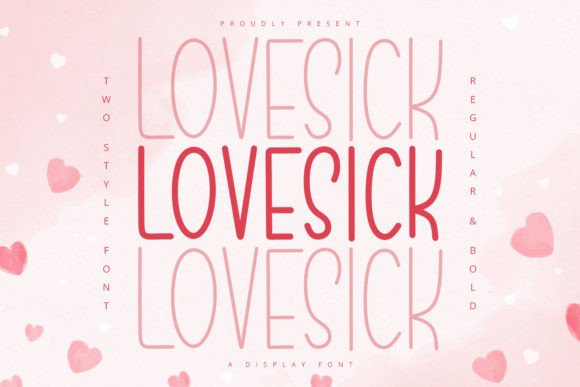 Lovesick: A Romantic Font for Business Branding