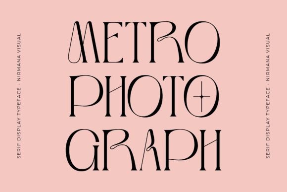 Metro Photograph Font for Creative Design