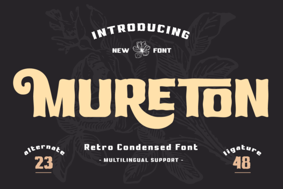Mureton: A Distinctive Display Font for Modern Branding
