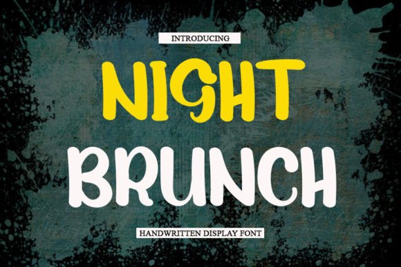 Night Brunch Font: Elegant Handwritten Design