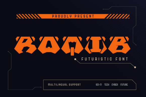 Raqib Font: Futuristic Design Made Easy