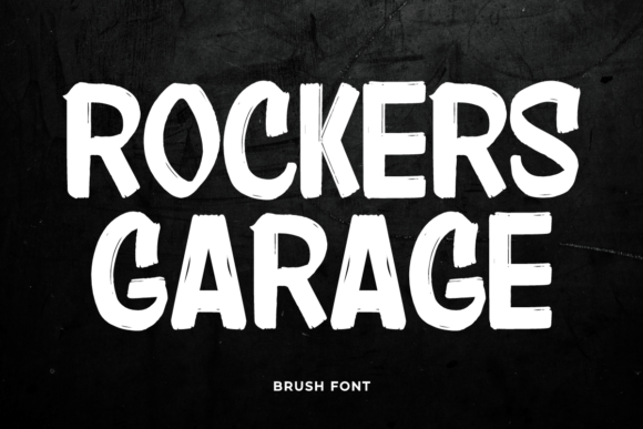 Rockers Garage Font Review: A Bold Brush Typeface for Branding