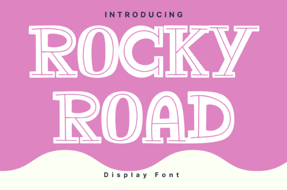 Rocky Road Font for Creative Design