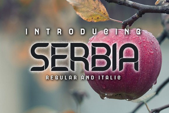 Serbia Font for Creative Projects
