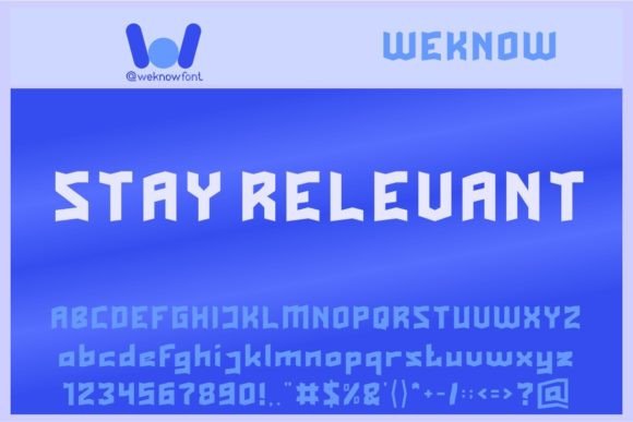 Stay Relevant Font Review: A Bold Display Choice