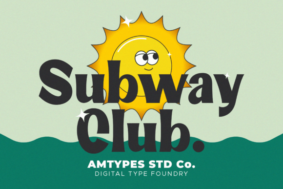 Subway Club Font for Bold Web Design