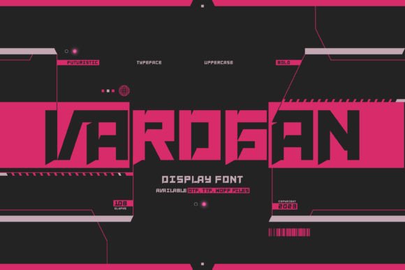 Varogan: The Modern Display Font for Tech Campaigns