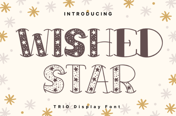 Wished Star Trio Font Review