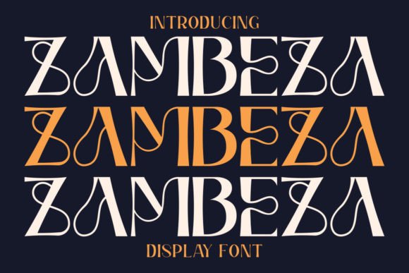 Zambeza Font: Elevate Your Brand with Vintage Modern Style